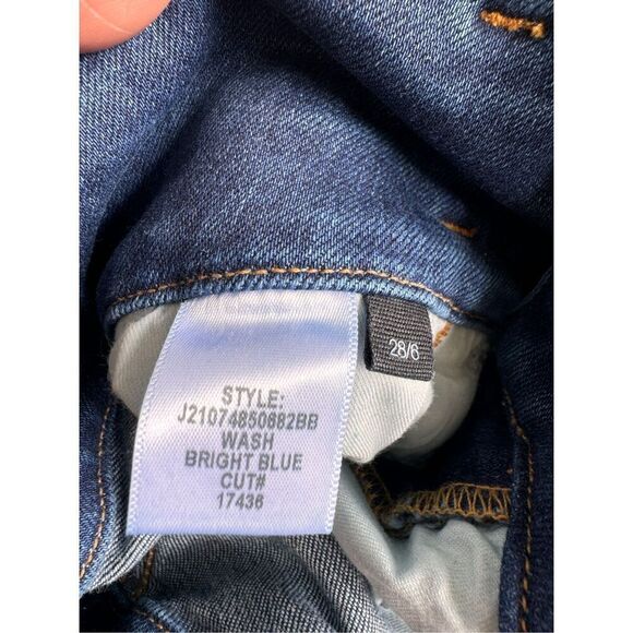 Veronica beard Giselle High Rise Skinny Flare In Blue sz 28/6 - Picture 7 of 9